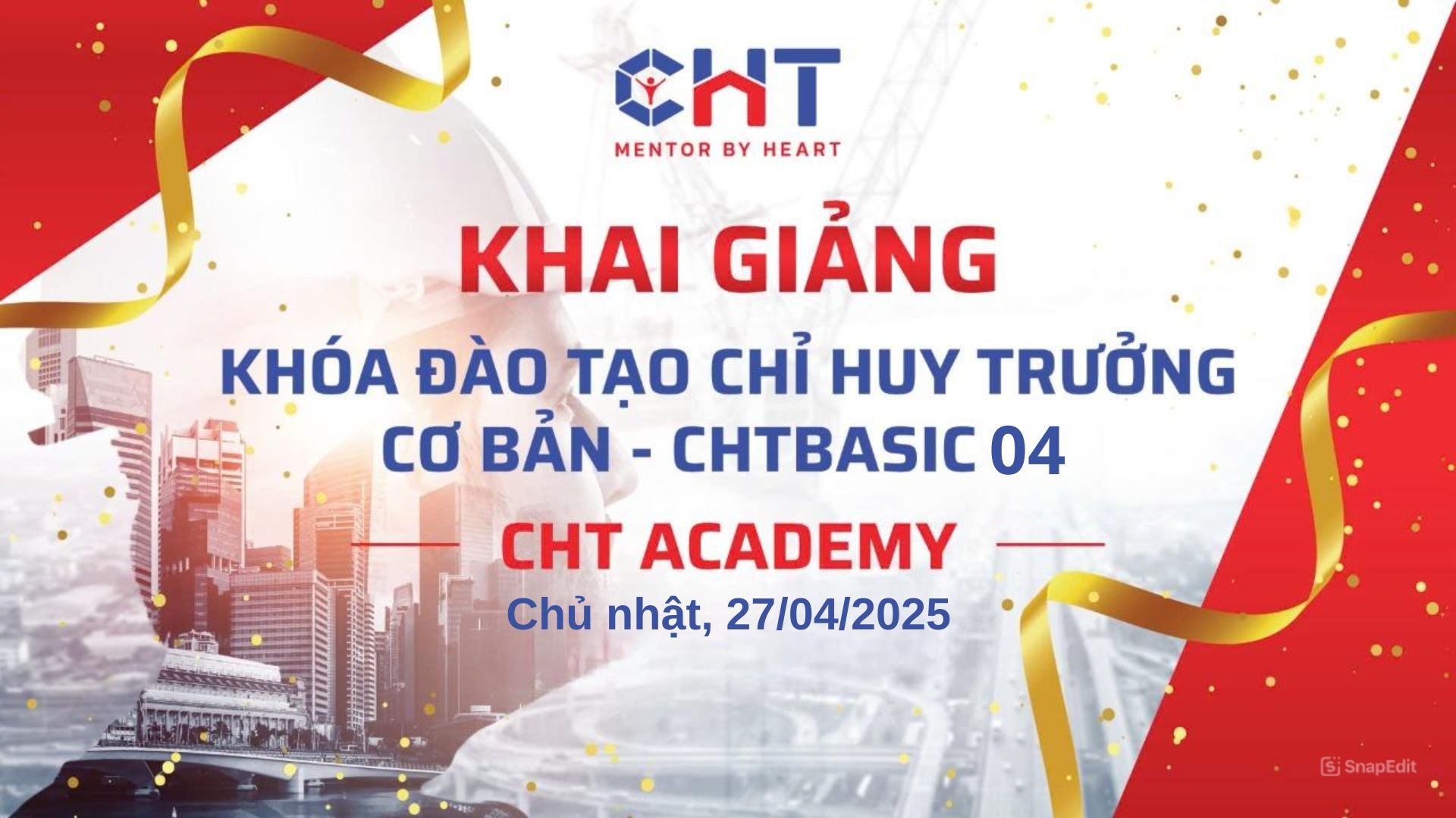 Khai giảng khóa Đào tạo Chỉ Huy Trưởng Cơ bản - CHTBASIC04